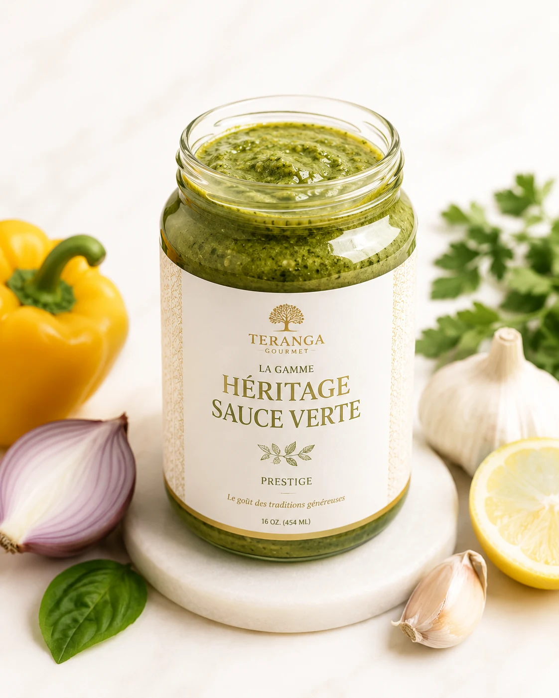 Teranga Gourmet Gamme Héritage Poulet, sauce premium pour poulet et marinades