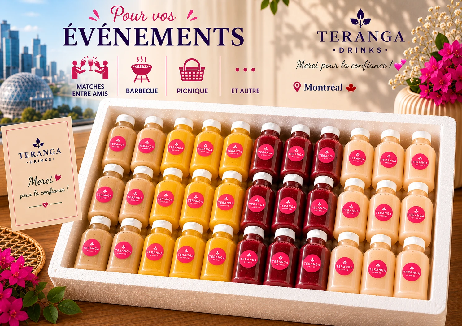Création Teranga Délices pour événements et moments de partage